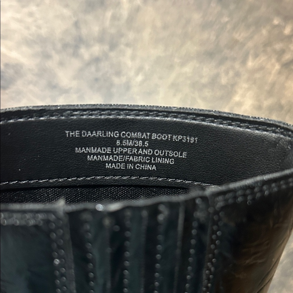 Black Zipper Ankle Boots - Picture 4 of 6